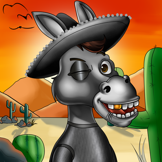 Sombrero Donkey #858