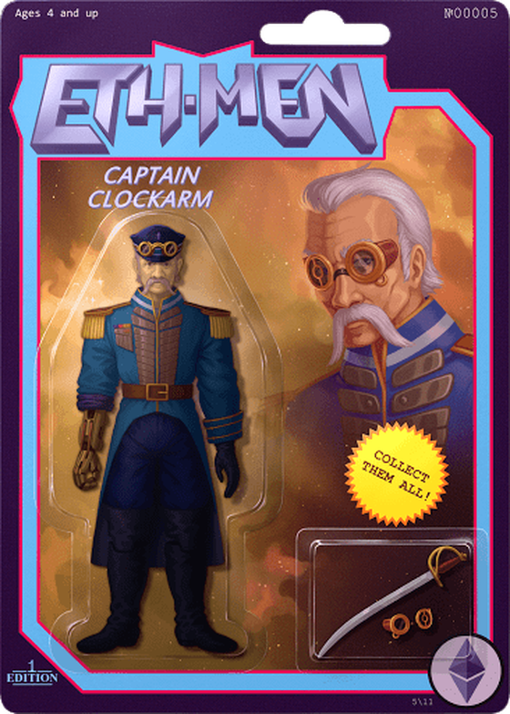 ETH-MEN/Captain Clockarm/№00005/1st edition