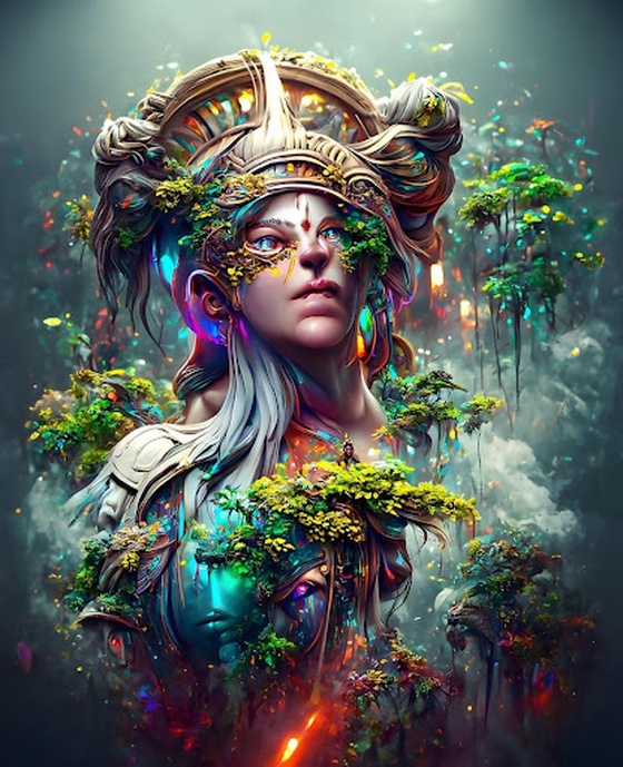 Tree Queen On Imaginary Land