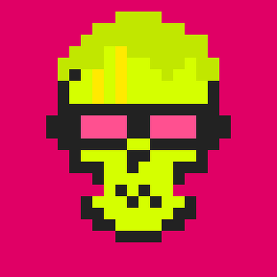 Cyber CryptoSkull #601