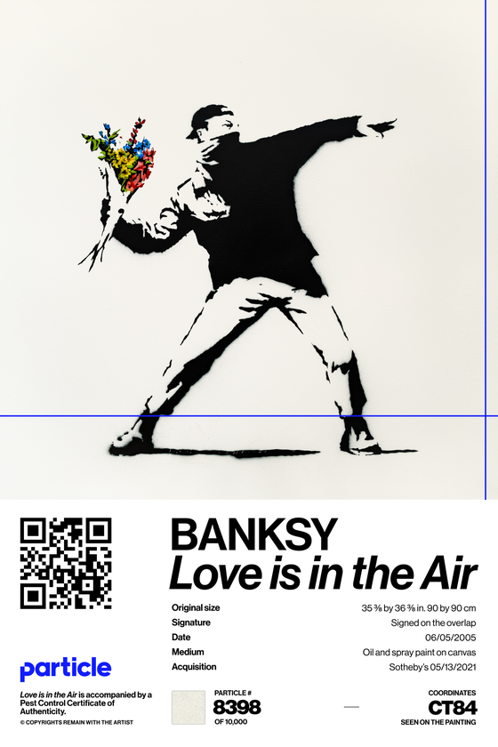 Banksy | Love Is In The Air #8398