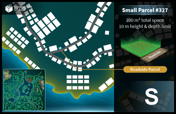 Small #327 (S) parcel in Somnium Space 