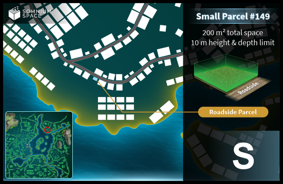 Small #149 (S) parcel in Somnium Space 