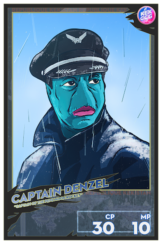 #KEKCCG "Captain Denzel" Special Card, Founder's Edition