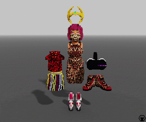 Opé Cryptovoxels Avatar