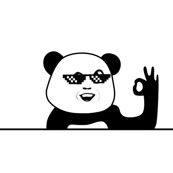 Pandamansticker #660