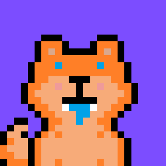 Pixelated Shiba Inu #8195
