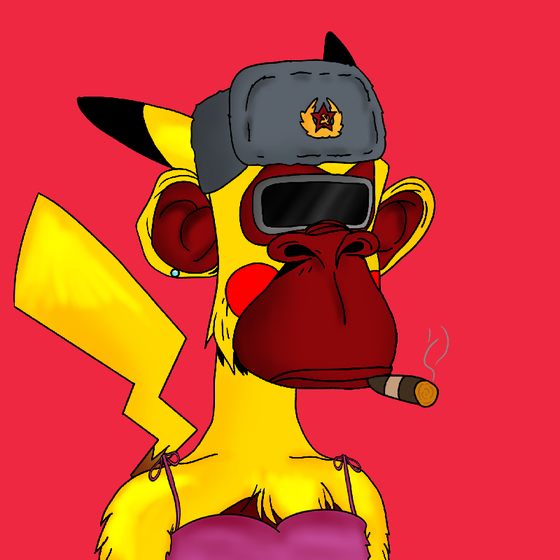 Pikachu Ape Yacht Club #177