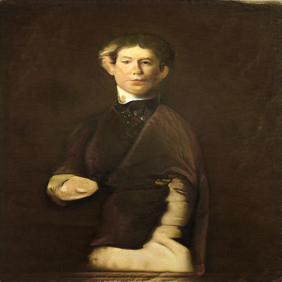 Portrait of Piazza Tarni In A Black Blouse