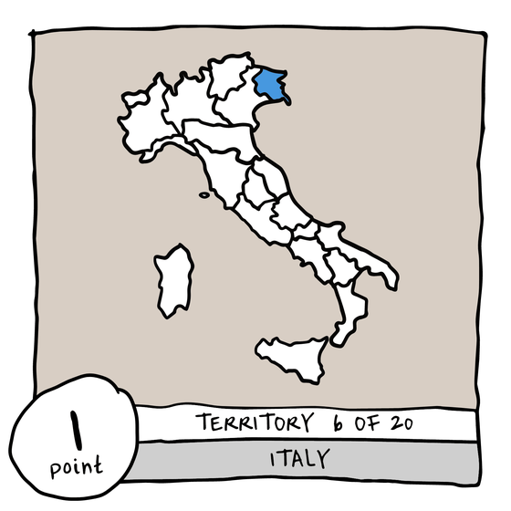 Territory 6/20 - Italy (Friuli-Venezia Giulia)