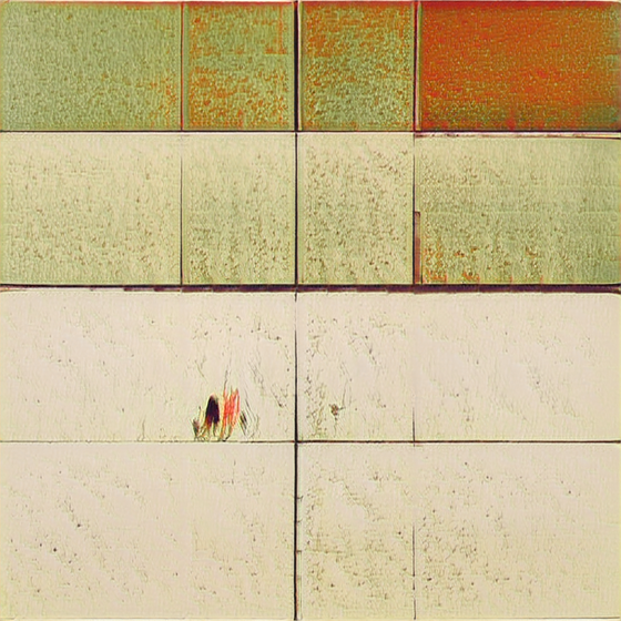 Composition #3, Red-Orange