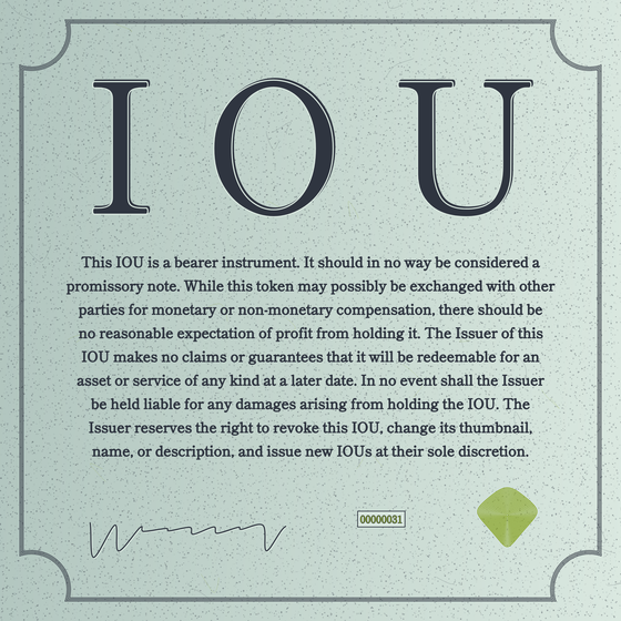 IOU #31