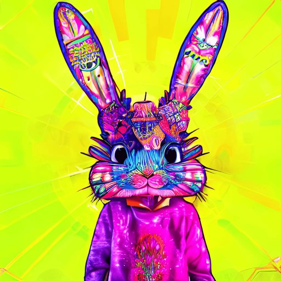 Psychedelic Rabbids #302