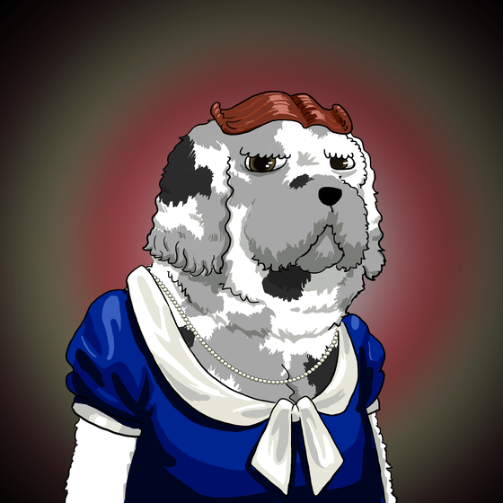 Mrs. Buttercup Dogesquire, the Dapper Poodle