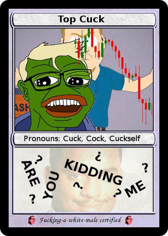 TOPCUCK Series 1, Card 47 Rare Pepe