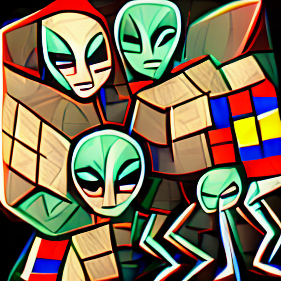 Cubist Aliens 3