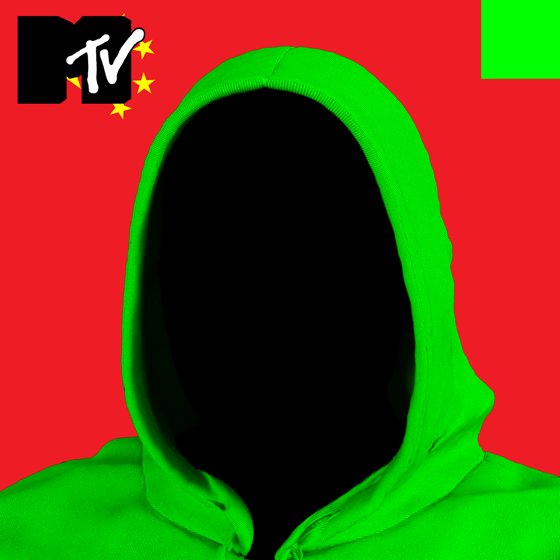 Villain #193 - The Green Hoodie Villain on the Chinese background with the Green Accent