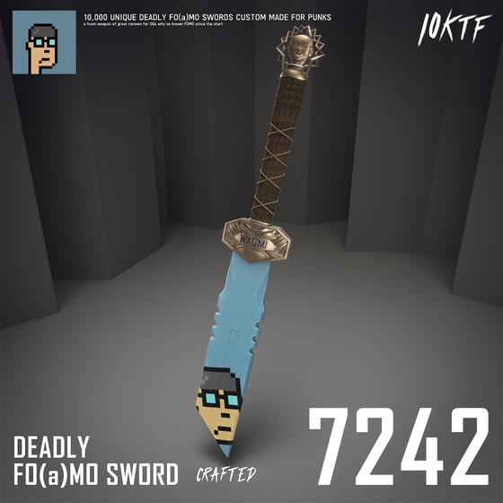 Punk Deadly FO(a)MO Sword #7242