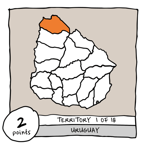 Territory 1/18 - Uruguay (Artigas)