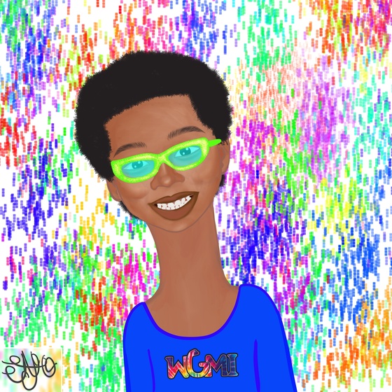 Long Neckie Kid #539