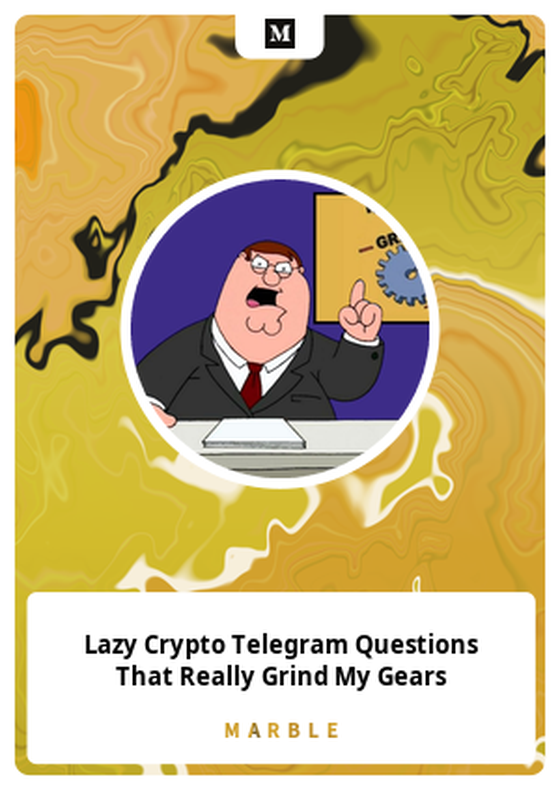 Lazy Crypto Telegram Questions That Really Grind My Gears