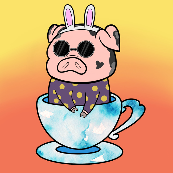 Lucky Teacup Piggy Club #1794