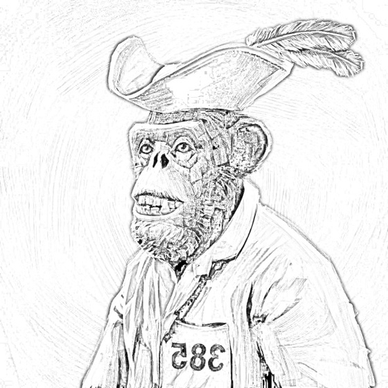 Sketchy Old Ape #1