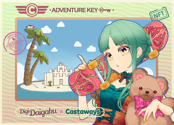 DigiDaigaku Genesis Adventure Key Castaways #968 - Sarika