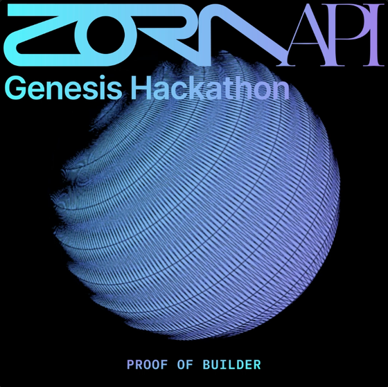 Zora API Genesis Hackathon 93680