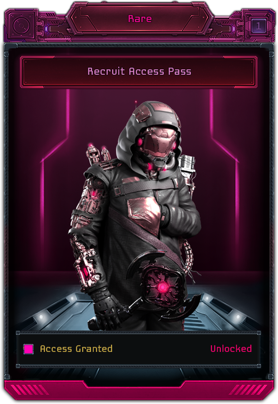 Rare Recruit Pass P1