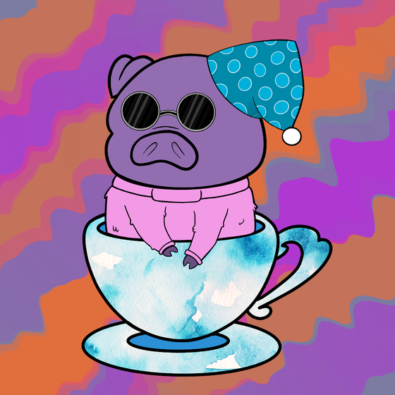 Lucky Teacup Piggy Club #1364