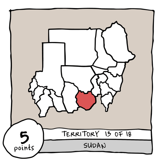 Territory 13/18 - Sudan (South Kordofan)