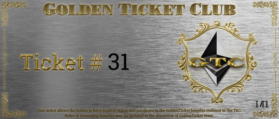 Golden Ticket Club #31