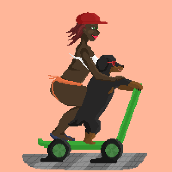 Bad Bitches On A Scooter #1156