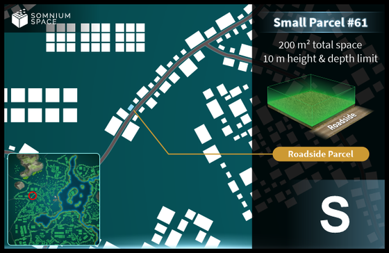 Small #61 (S) parcel in Somnium Space 