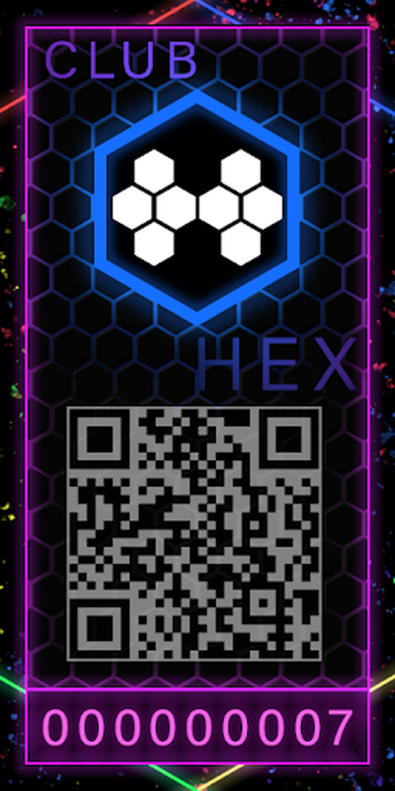 Club Hex Ticket #000000007