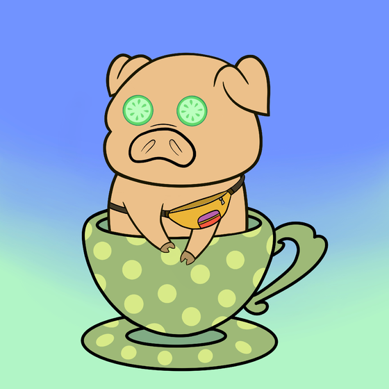 Lucky Teacup Piggy Club #288