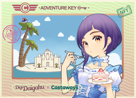 DigiDaigaku Genesis Adventure Key Castaways #1923 - Gretha