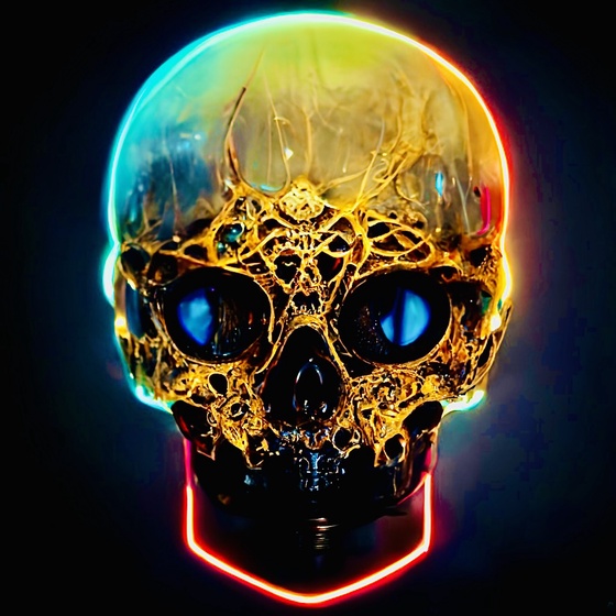 Cyber Skull Art 4