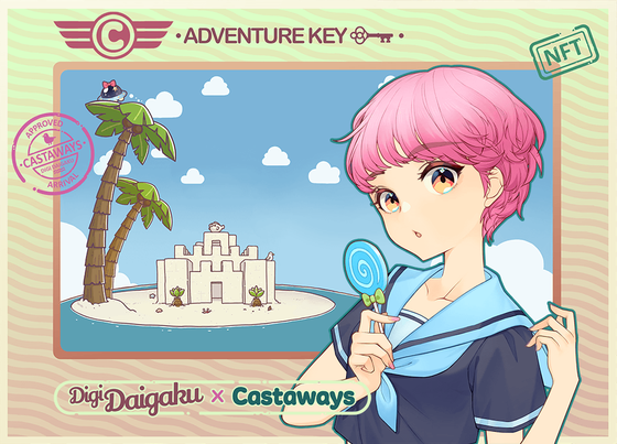 DigiDaigaku Genesis Adventure Key Castaways #110 - Adelaide