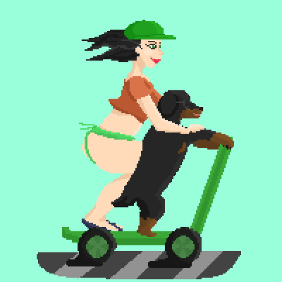 Bad Bitches On A Scooter #1178