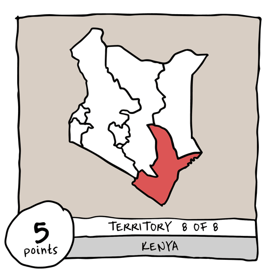 Territory 8/8 - Kenya (Coast)