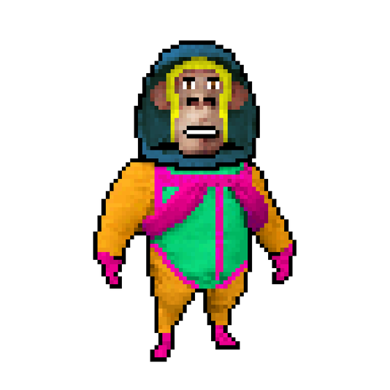 Pixel Radioactive Ape #428