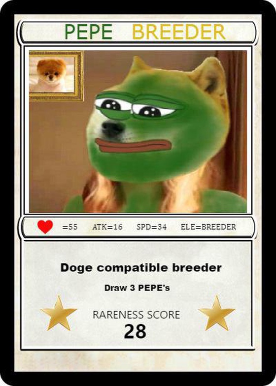 PEPEBREEDER- Series 2, Card 9 (30 issued)