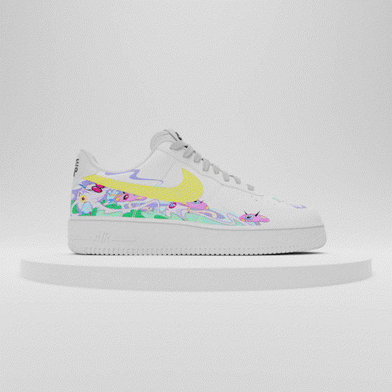 RTFKT Space Drip x Nike Air Force 1 : ZAID KIRDSEY