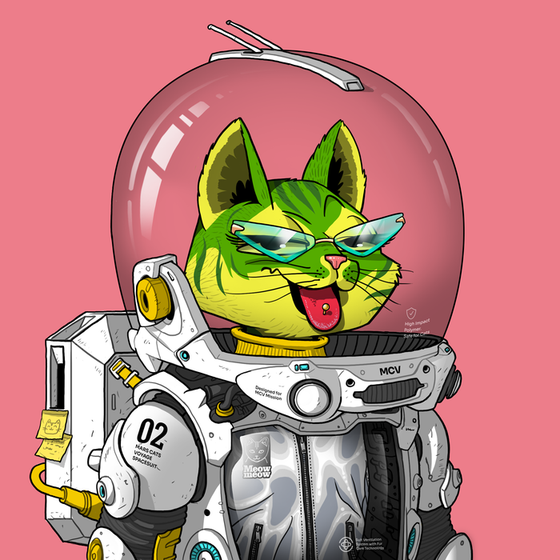 Mars Cat in Spacesuit #334