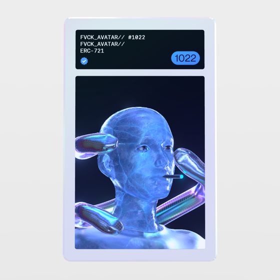 Minter Token - FVCK_AVATAR// #1022