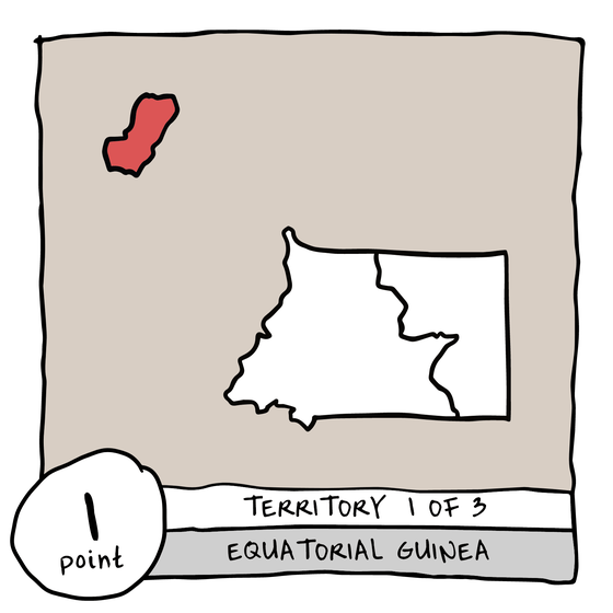 Territory 1/3 - Equatorial Guinea (Bioko)