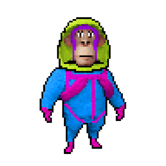 Pixel Radioactive Ape #155