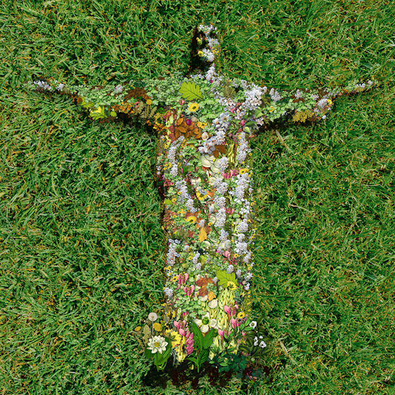 Revival (Jesus in flowers)